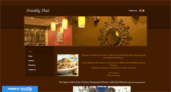 Desktop Screenshot of franklythai.com