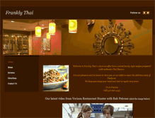 Tablet Screenshot of franklythai.com
